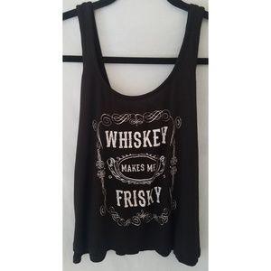 Whiskey Makes Me Frisky Tank